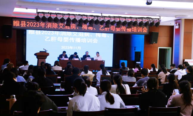 睢縣2023年消除艾滋病、梅毒和乙肝母嬰傳播培訓會在我院召開